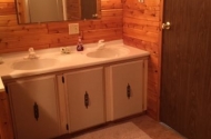 cabin #7 bathroom
