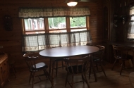 cabin #7 dining room