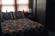 cabin #7 full bedroom