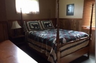 cabin #8 queen bedroom