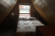 cabin #1 loft full size bed